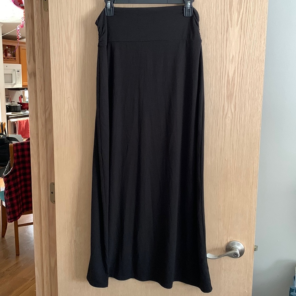 Faded Glory Black Maxi Skirt
